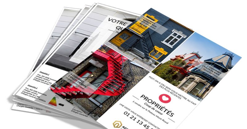 12 modèles de flyers immobiliers au format PPT pour booster votre