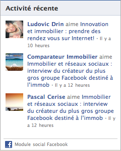 Facebook immobilier