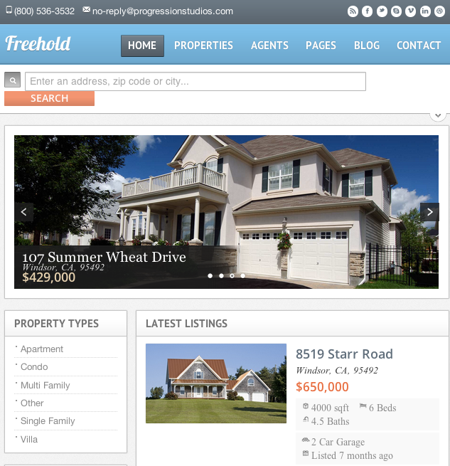 wordpress-immobilier-freehold