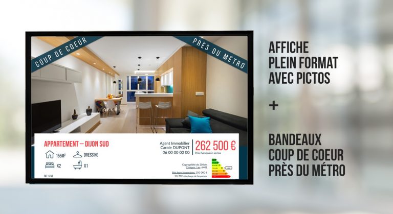 Un kit complet d affiches vitrine à télécharger et personnaliser pour votre vitrine d agence