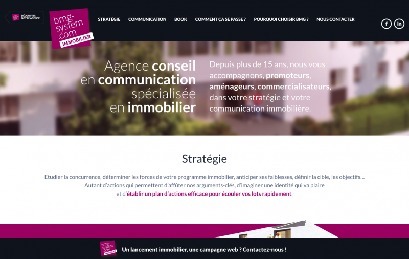 Bmg Systeme Immobilier Communication Promoteurs