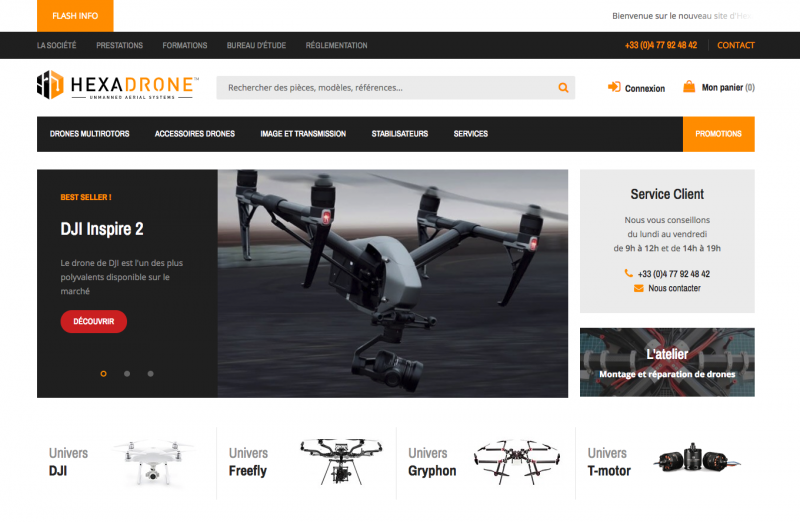 Hexadrone Drone Immobilier