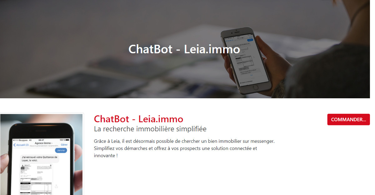Chatbot Immobilier Gercop Leia Immo