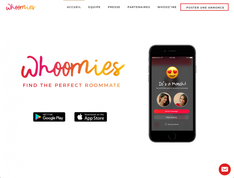 Whoomies Colocation Application Colocataires