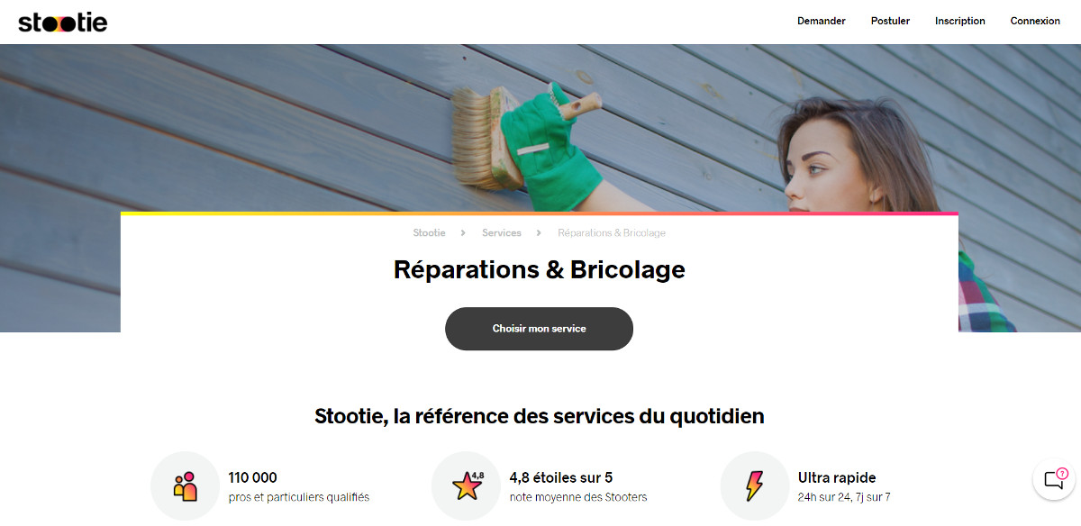 Stootie Service Reparation Bricolage Immobilier Annuaire