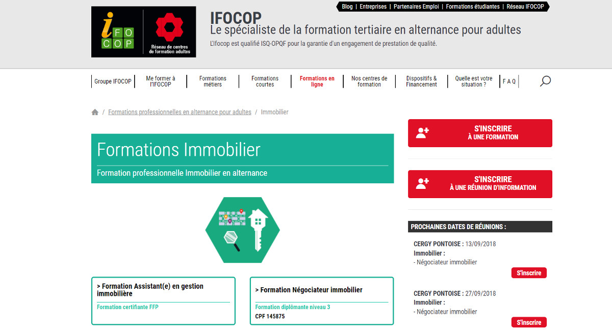 Ifocop Formations Immobilier Loi Alur Professionnels