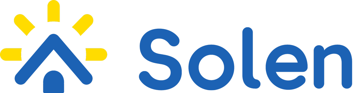 Solen Logo Immobilier Startup Ensoleillement