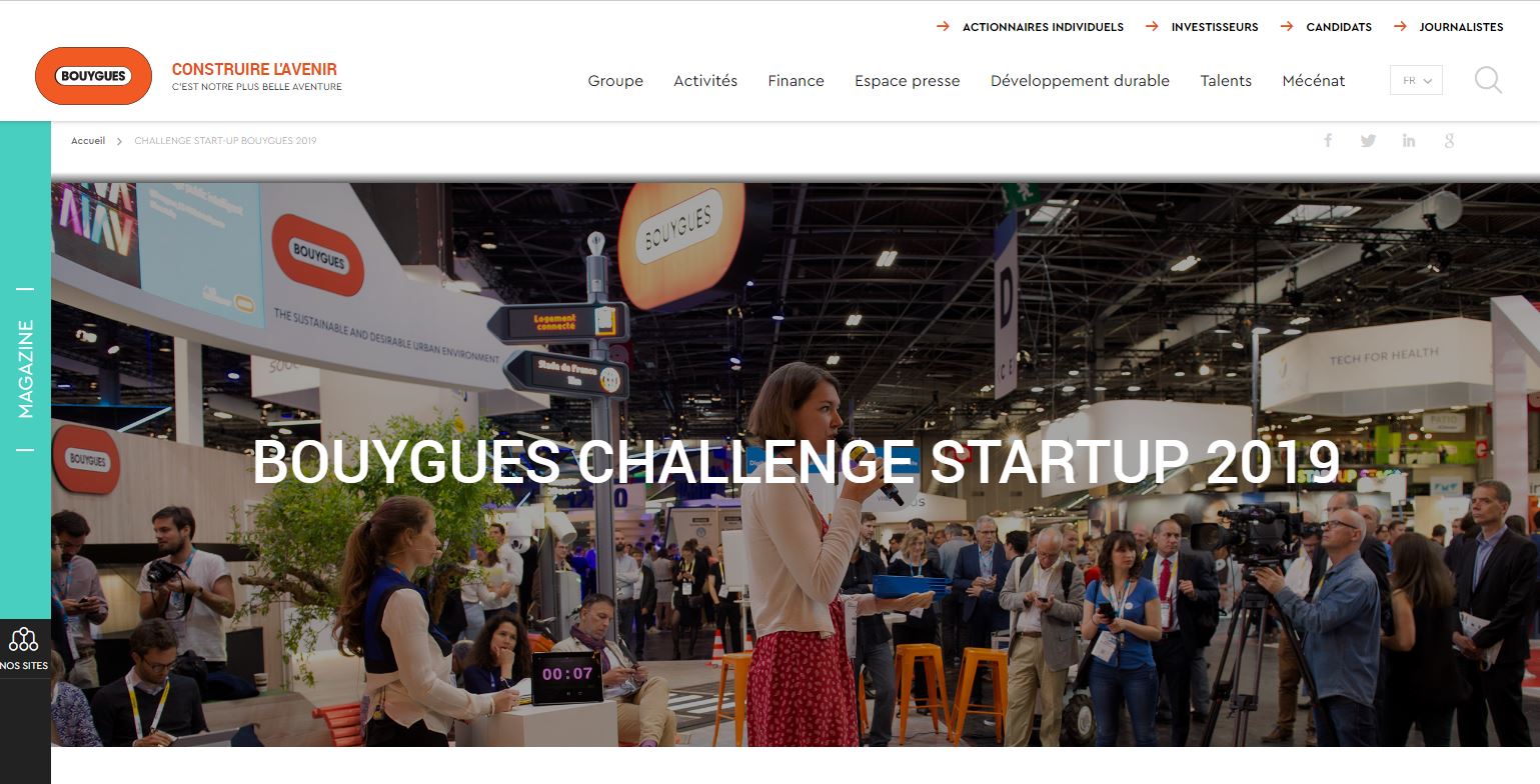 Bouygues Challenge Startup 2019