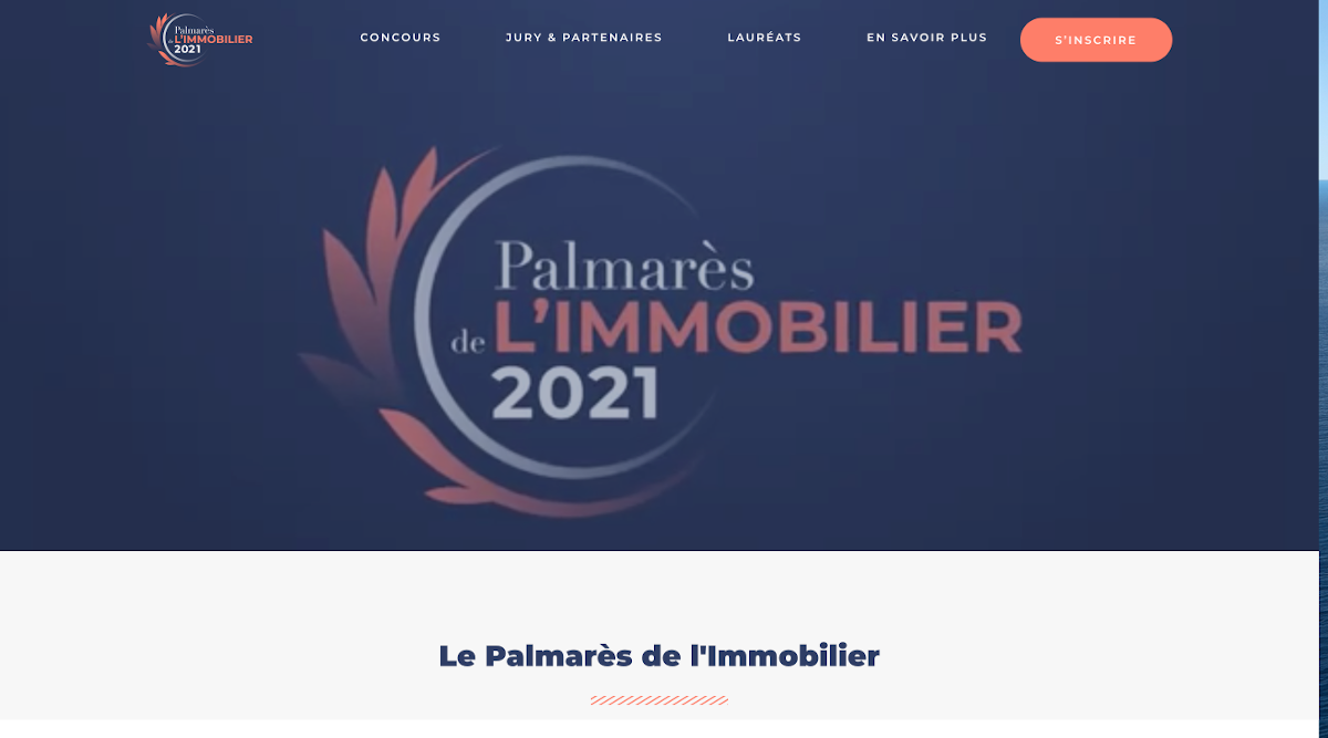 Palmarès De L'immobilier 2021 Concours Performances Évènement Homepage