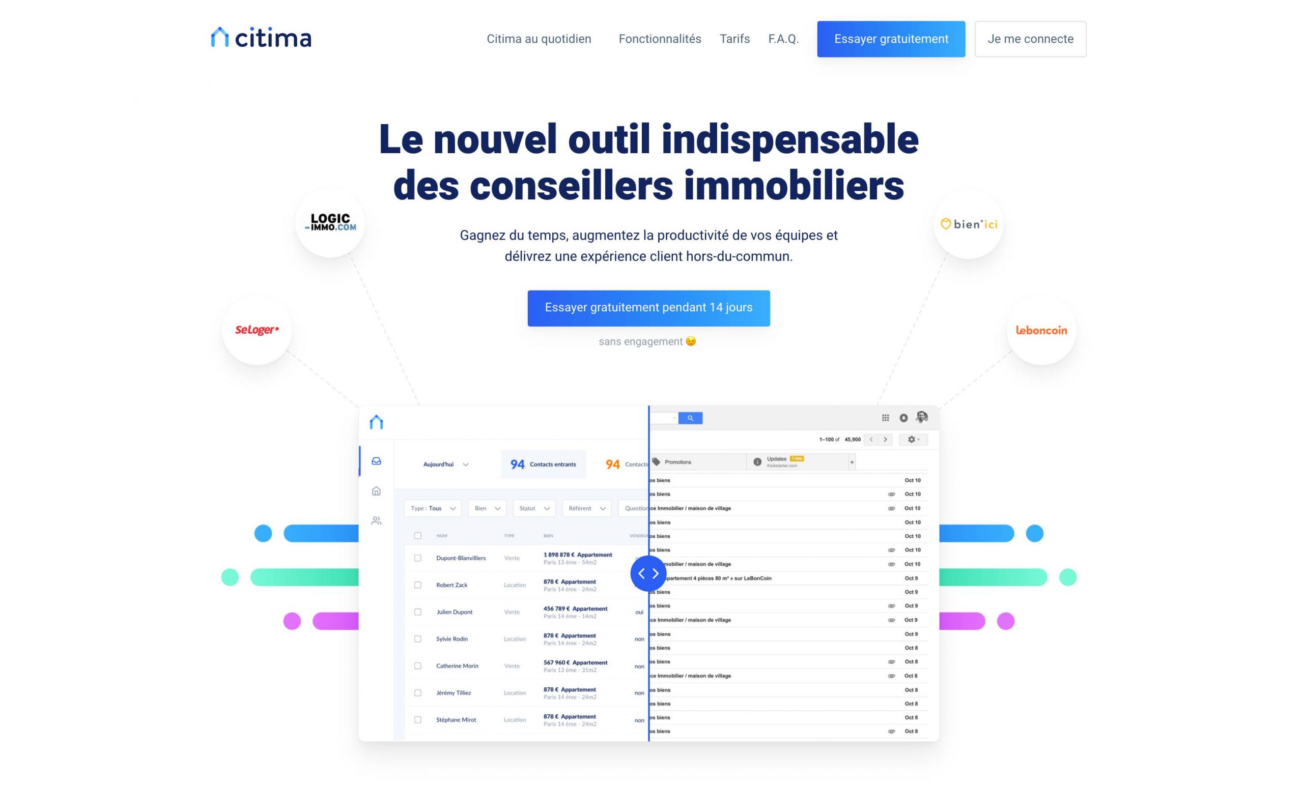 Citima Proptech Startup Immobilier Rent21