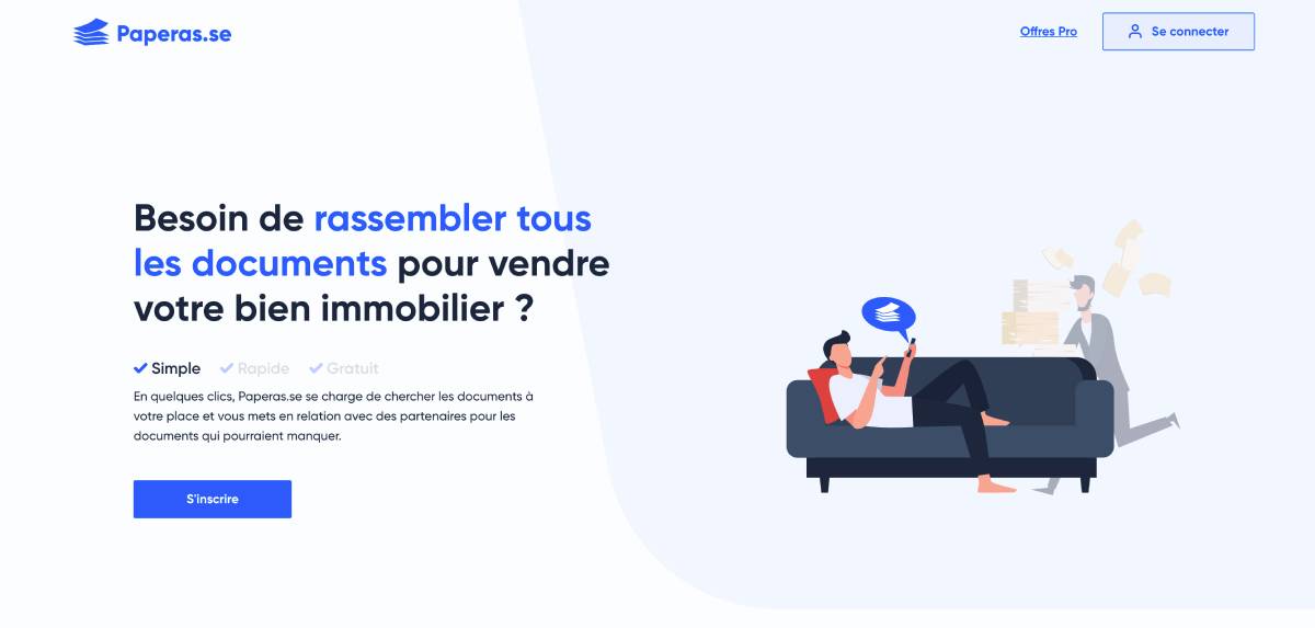 Proptech Startup Immobilier Paperasse 2021