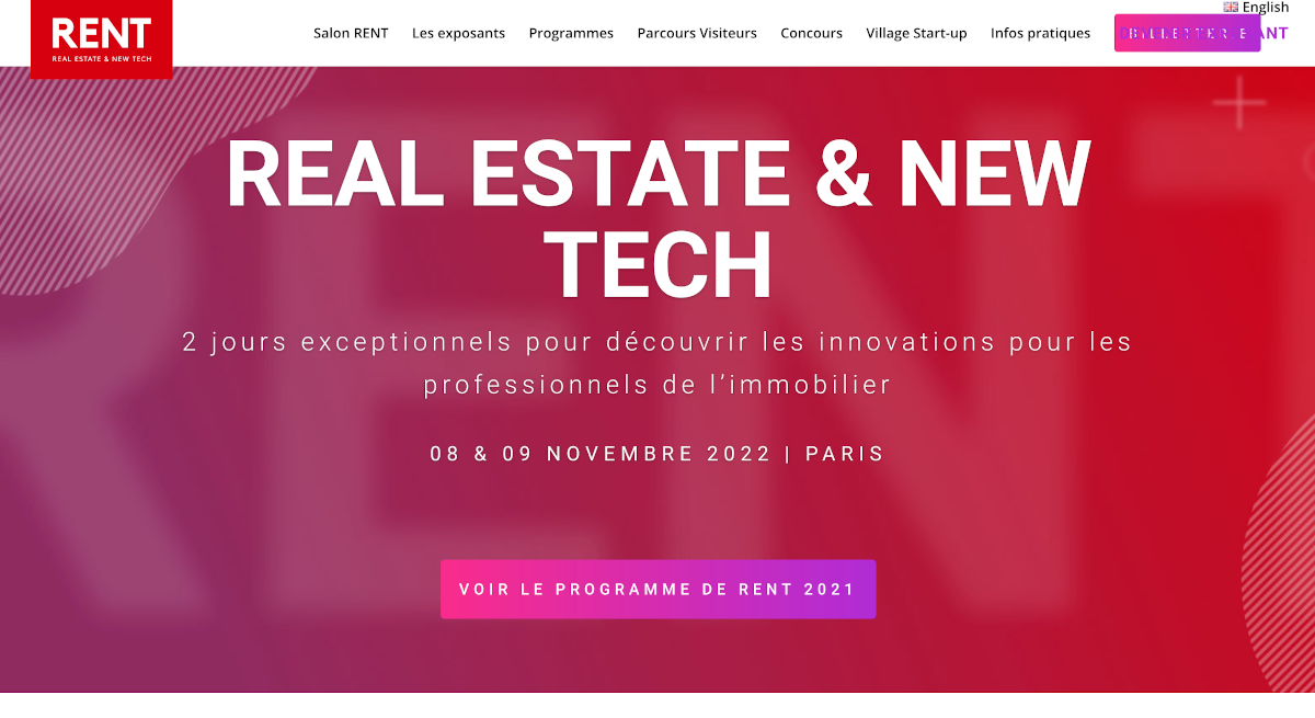 Rent 2022 Suisse Espagne Paris Proptech Startups Immobilier