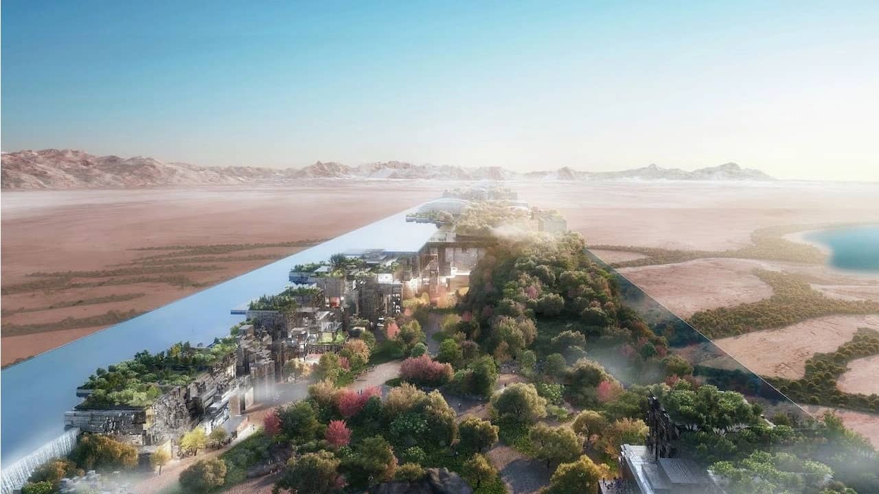 The Line Le Projet Dune Ville Ultra Futuriste Et Dystopique En Arabie Saoudite 1