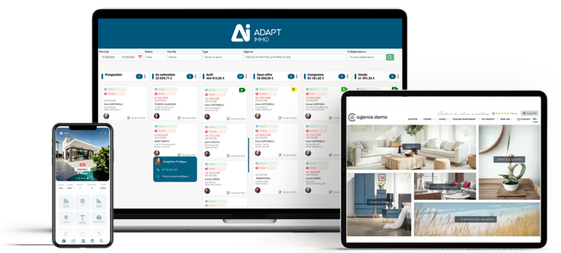 Adaptimo 3 Ecrans Avec Site