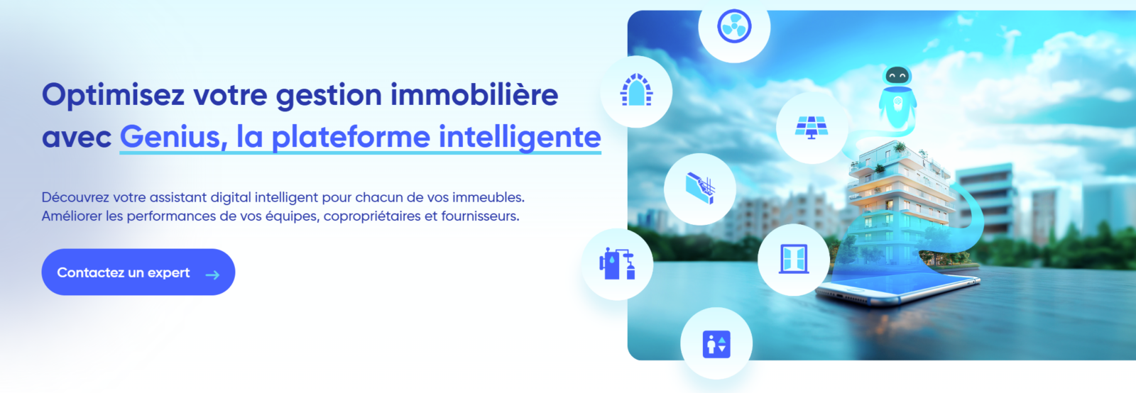 Genius est un logiciel qui veut simplifier votre gestion immobilière grâce à l'aide de l'IA