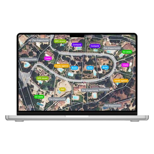 Carte Prospection Statut Laptop