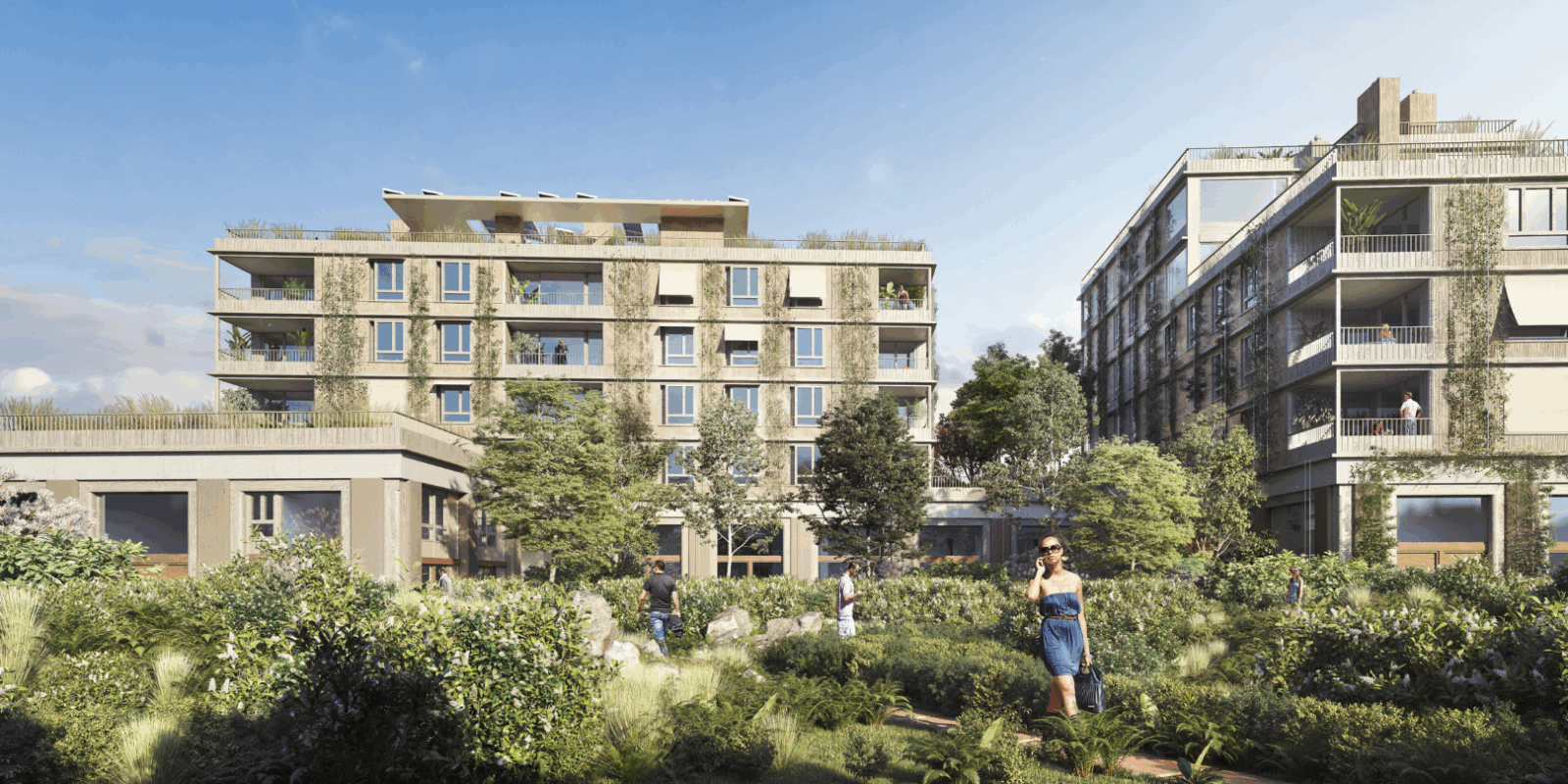 innovation dans l'immobilier :  Gambetta Emma Vue Ilot