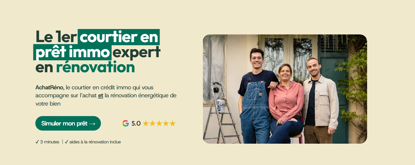 mention spéciale du jury pour Achat Réno