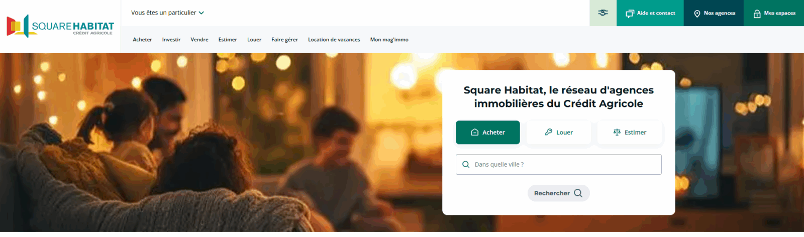 Le réseau Square Habitat ne fait pas un secret de son appartenance au Crédit Agricole, mais pourrait bien passer sous le giron de Citya Immobilier.