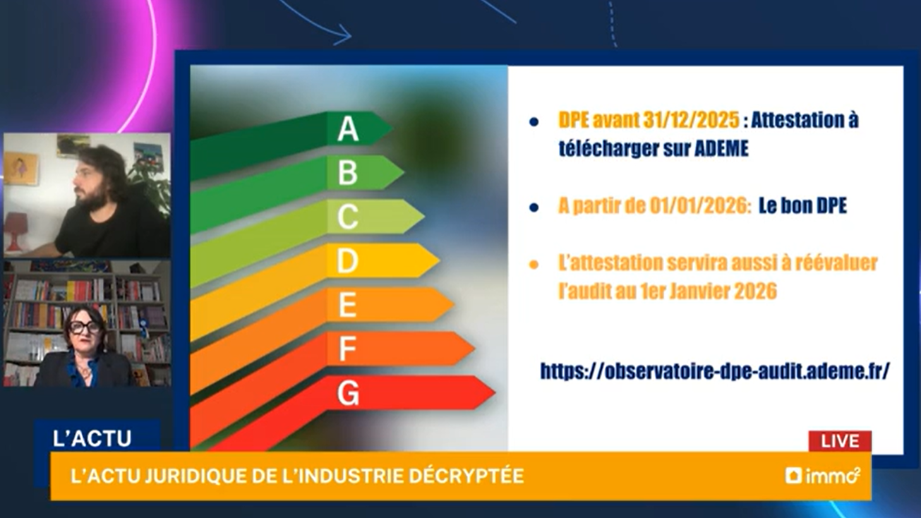 actus juridiques 2026 : mettez à jour vos DPE