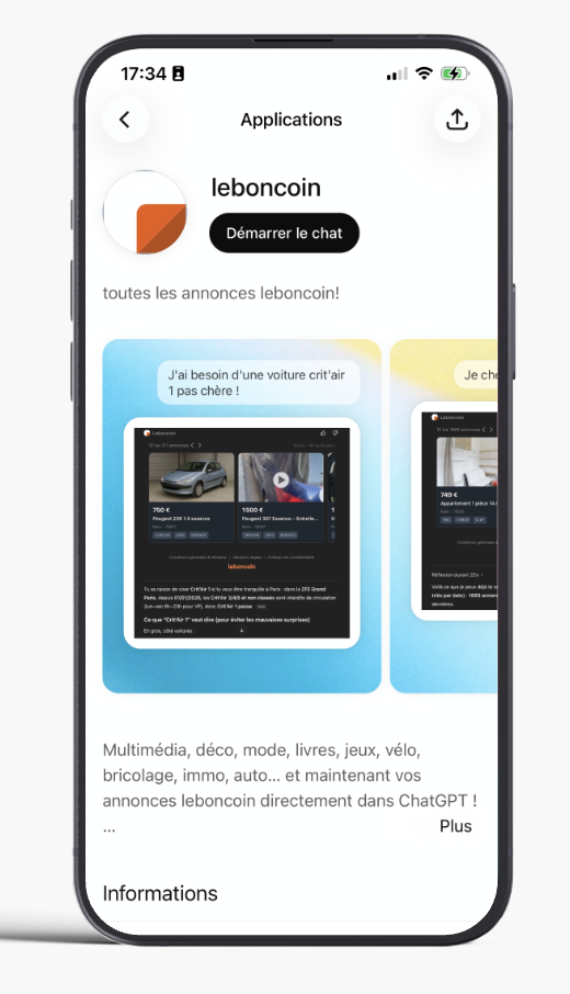 Leboncoin Lance Son App Dans Chatgpt Mobile