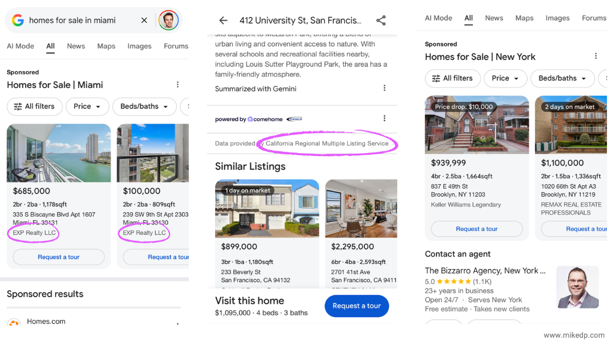 Annonces Immobilières Sur Google Source Des Données