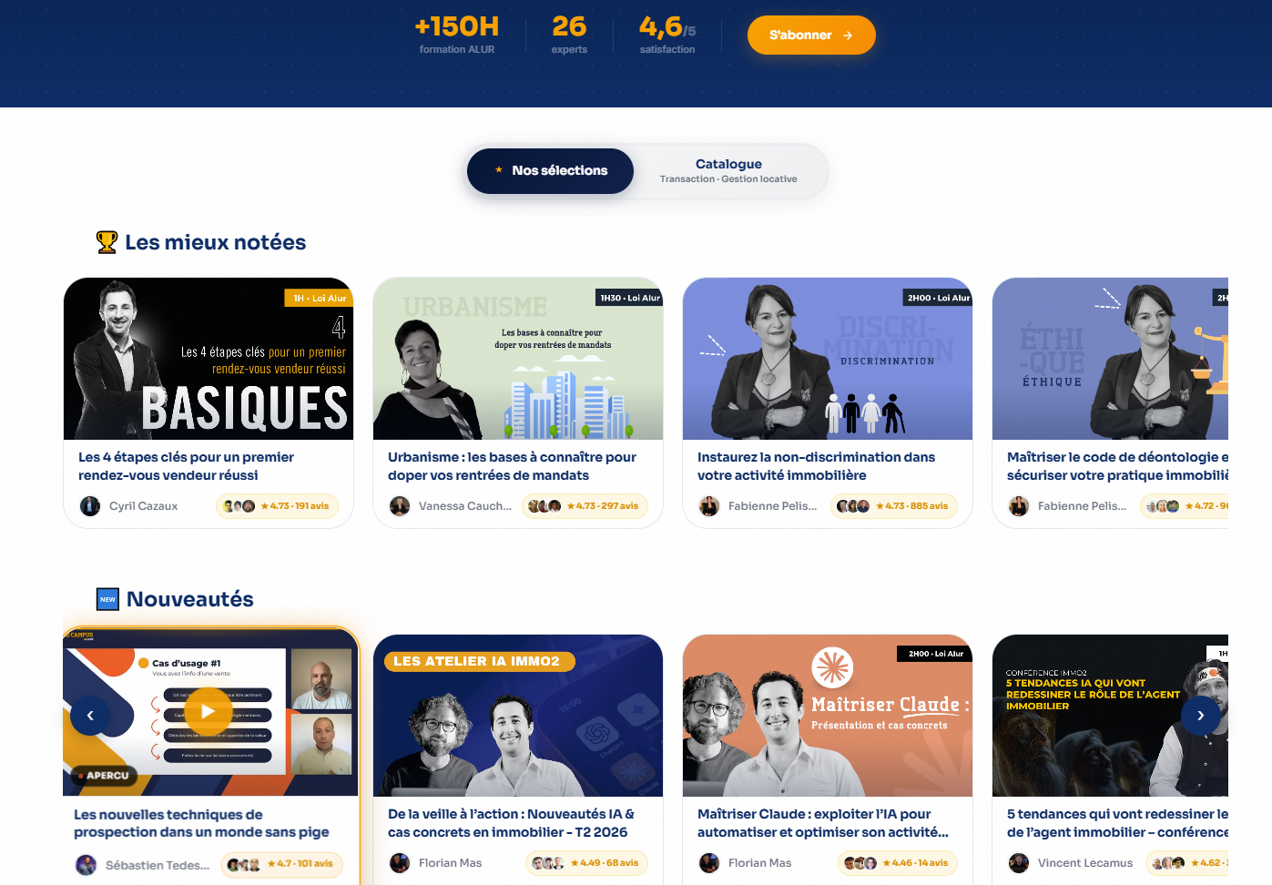 En plus des avis clients, c'est un tout nouveau site qui vous attend sur le Campus by Immo2