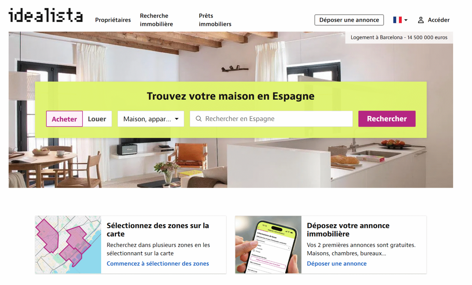 Idealista : site web